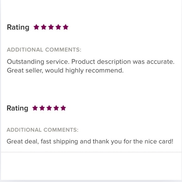 Interested in any of my closet or boutique items? Shop with confidence! - Picture 3 of 4